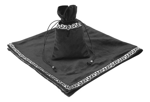 Bolsa De Tarot De Terciopelo Wicca Terciopelo Negro