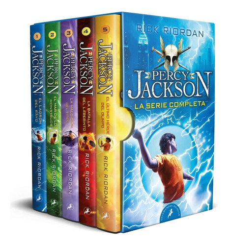 Libro Percy Jackson Serie Completa - Riordan, Rick