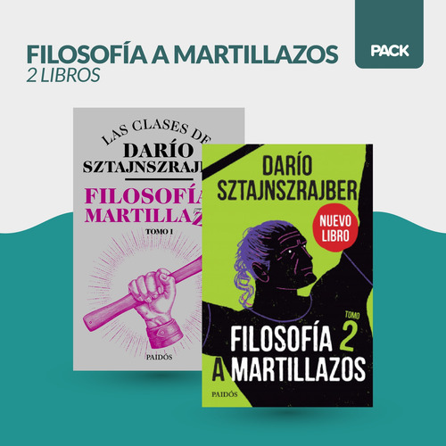 Libro Pack Filosofia A Martillazos 1 Y 2 - Dario Z 2 Libros