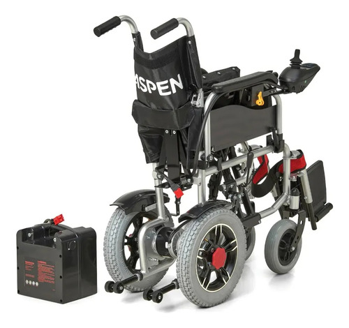 Silla De Ruedas Motorizada Electrica Premium Aspen Jl1008 Rojo