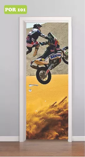 Adesivo para Porta Moto Motocross