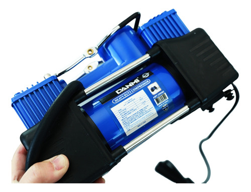 Compresor Aire Doble Cilindro 12v Inflador Neumáticos Danmi