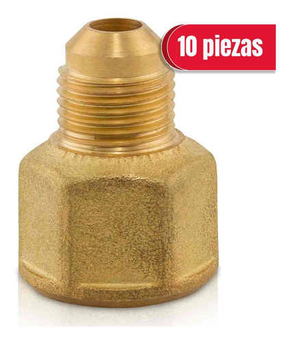 Niple Campana 3/8 X 1/8 10 Pzas