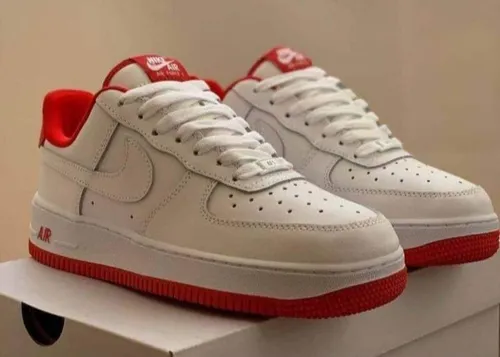 Nike air force outlet rojos con blanco