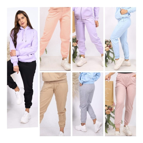 Jogger Oversize Mujer (pack X 2 Unidades) Colores - Buzo