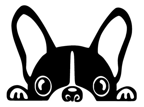 Adesivo De Parede - Bulldog Francês Cachorro Cão Amigo Pet