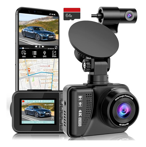 Viofo Wm1 Dash Cam, 2k 1440p Smart Dash Camera, Gps Wi-fi In