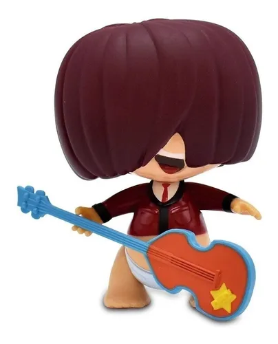 Mu ecos Articulados Mini Beat Power Rockers Con Instrumento