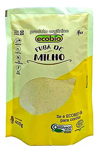 Fubá De Milho Orgânico Ecobio 400g