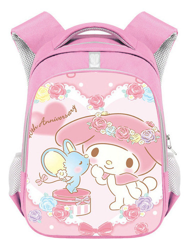 Mochila Escolar Ligera Grande My Melody Marie De Sanrio