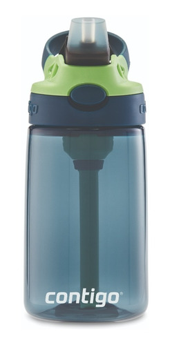 Imagem 5 de 9 de Garrafinha Infantil Com Canudo Contigo ® Kids Verde E Azul