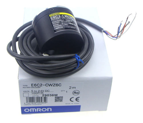 Omron Rotary Encoder E6c2-cwz6c E6c2cwz6c 100 P/r New In Ttg