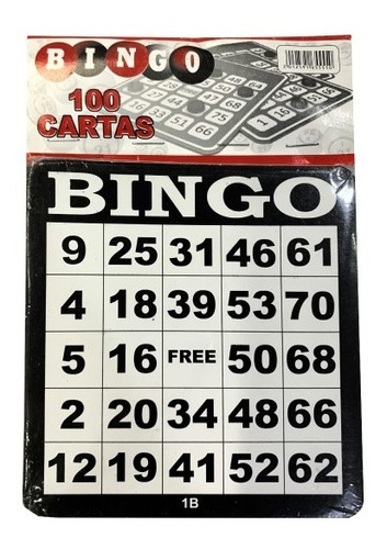 Tablas De Bingo Cartòn 100 Und 