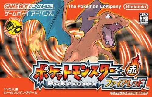 Pokemon Fire Red Game Boy Advance Japones