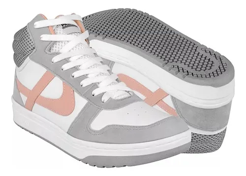 Tenis Panam Bota Rosa Gris Original Coyote Mujer Dama Casual