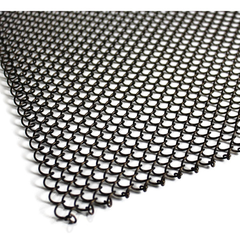 Midwest Hearth Fireplace Screen Mesh Curtain. 2 Panels Ea Ae