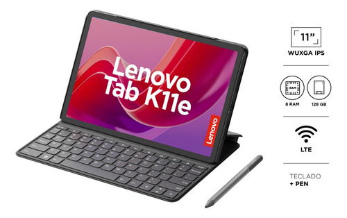Tab K11e 11 Wuxga Ips + Mtk G88 8gb 128gb + Lte +kb + Pen Luna Grey