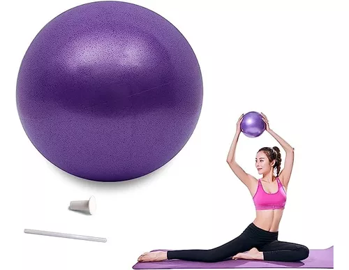 Minibolas De Ejercicio, 25 Cm, Pequeña Pelota De Pilates, 4 Color  Purple+pink+blue+silver Grey