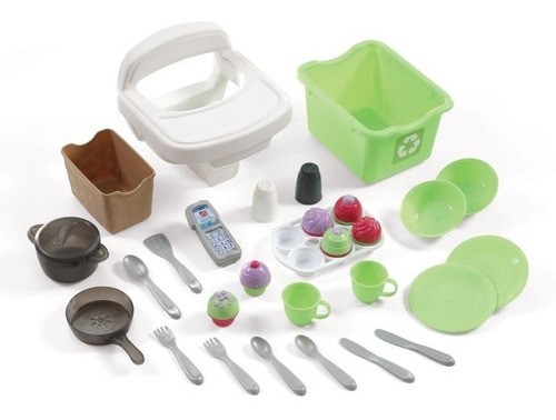 Cocina Para Niñas Rosado - Step2 - Cocinita Mini Chef Rosa Color Lila