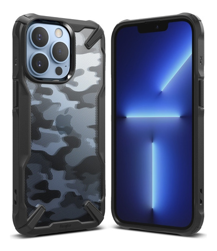 Estuche Original Ringke Fusion X iPhone 13 Pro Camo