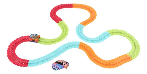 comprar Juego De Pistas De Carreras Para Niños Que Brillan En La Osc