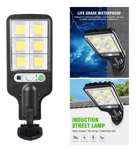 Led Solar Sensor De Movimiento Pared Luz De Estilo 2
