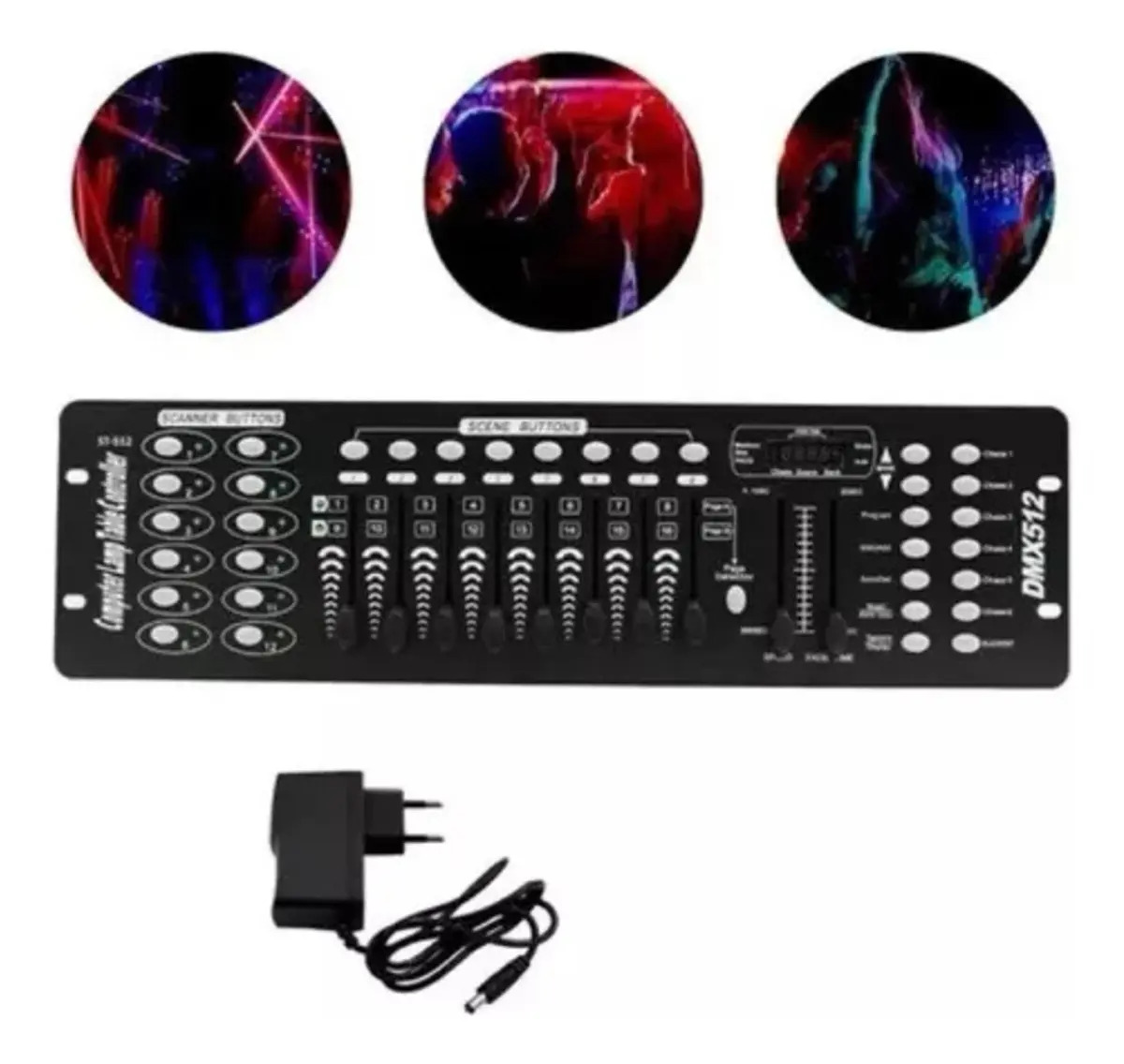 Mesa Controladora Dmx 192 Canais Efeito De Luz
