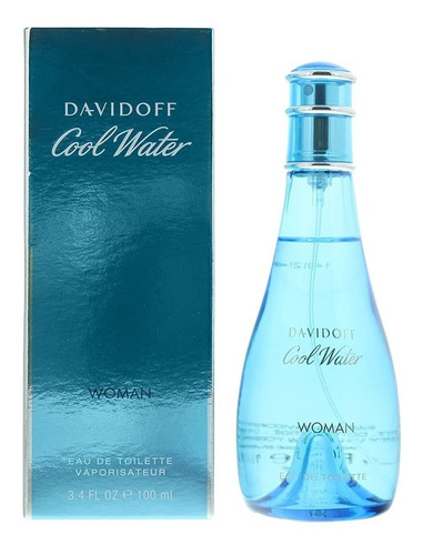 Cool Water Mujer De Davidoff 3.4 Oz /100 Ml  Mujer 981351451
