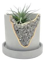 Comprar Maceta De Cristal De 4 Pulgadas Con Platillo Maceta De Geoda