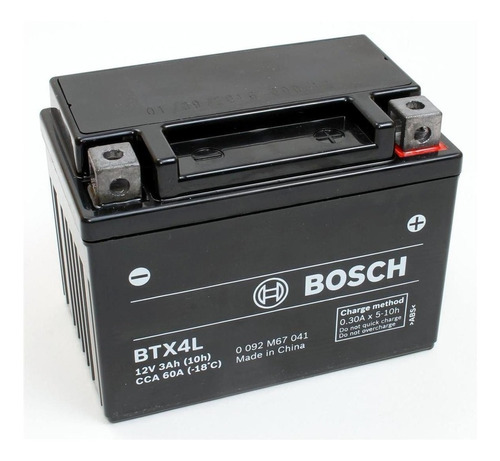 Bateria Moto Gel Bosch Btx4l = Ytx4l 12v3ah 60cca Beta