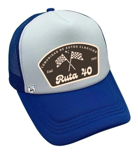 Imagen 4 de 6 de Gorra Trucker Carreras Curva Regulador Doble