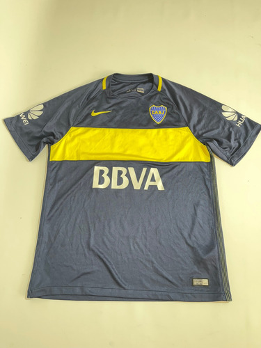 Camiseta Boca Juniors Nike Titular 2017 Bbva #8 Perez T.l (Usado)
