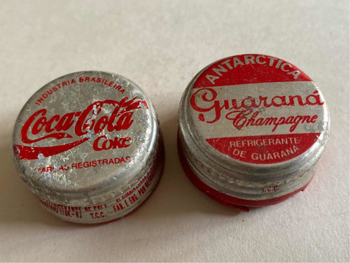 Tampinha Refrigerante Antigo Guaraná Champanhe Coca Usado (Usado)