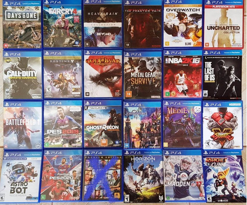 Jogos Playstation 4, Vários Títulos! Vendo A Unidade Ou Lote