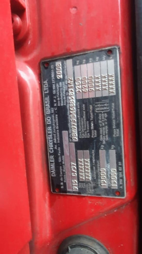 Imagem 7 de 15 de Caminhao Bau Mb 915 C 2008 Baixo Km 4x2