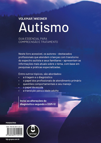 Autismo: Guia Essencial para Compreensão e Tratamento, de Volkmar, Fred R.. Editorial Artmed, capa mole em português, 2018