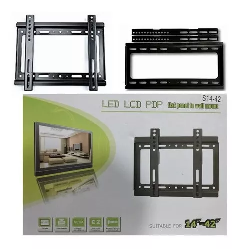 Soporte Led Lcd Base Para Pared Tv De 14 A 42 Pulgadas