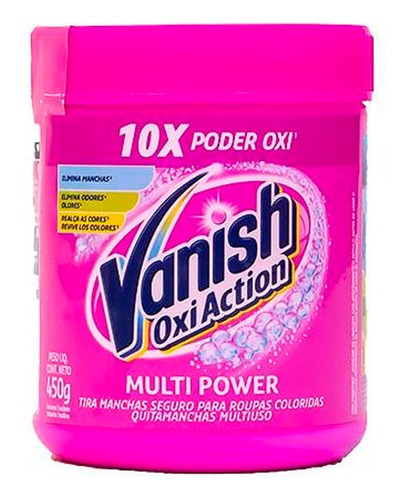 Quitamanchas Multiuso Oxi Action 450g Vanish