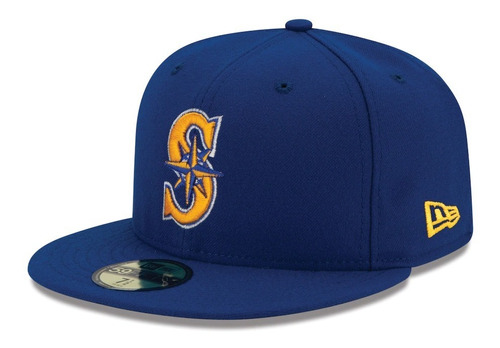 Gorra New Era Marineros Seatle Mariners 59fifty Plana 