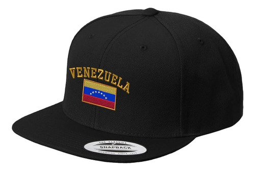 Speedy Pros Venezuela Bandera Bordada Visera Plana Snapback