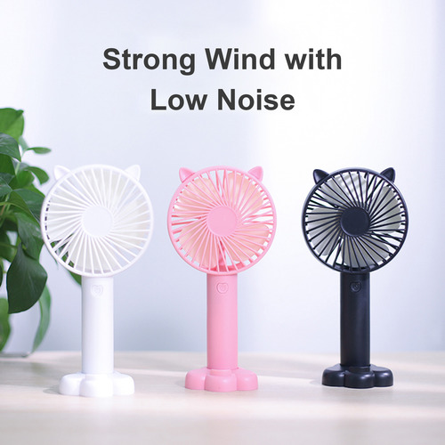 Miniventilador Portátil Recargable De 3 Usb Con Interruptor
