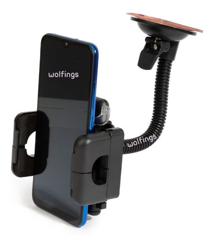 Imagen 1 de 10 de Soporte Holder Brazo Flexible Sopapa Ideal Auto Celular Gps