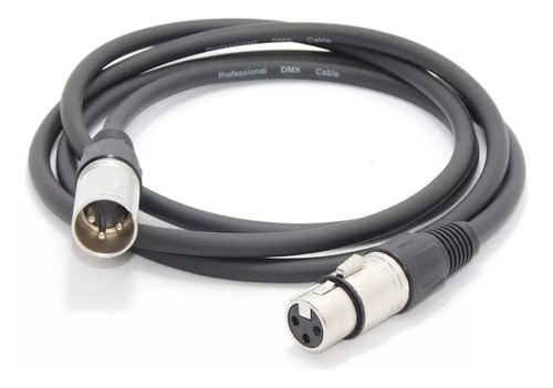 Cable Dmx Xlr Canon Canon 1,5 Mts Balanceado Reforzado