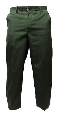 Pantalón Verde De Vestir Para Uniformes Talla 34 Restaurante