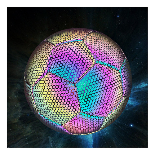 Balón De Fútbol Reflectante, Noche, Luz Brillante, Fútbol
