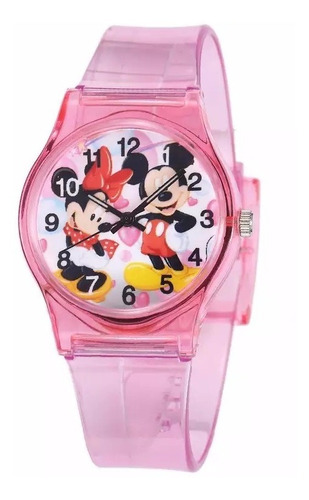 Reloj Pareja Minnie-mickey Para Niños.