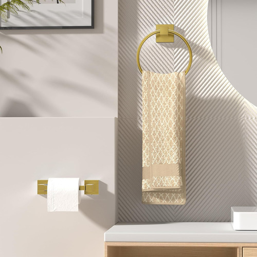 Juego De Soporte De Papel Higiénico Y Anillo De Toalla, Sopo