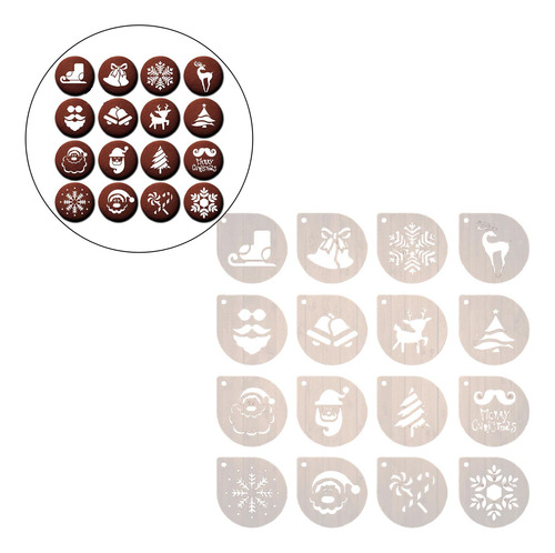 Plantillas De Decoración De Café Reutilizables Para Capuchin