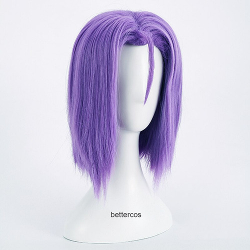 Css Peluca Corta Morada Del Team Rocket Heat Para Cosplay
