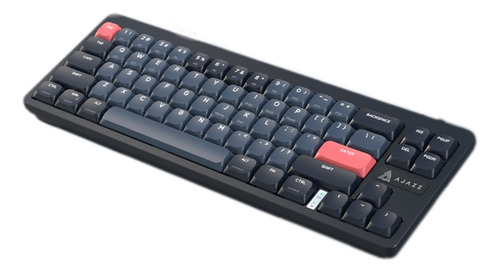 Teclado Ajazz Akl680 De Modo Dual Rojo Interruptor Corto Ina